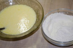 Заливной пирог с мясом на кефире