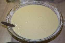 Заливной пирог с мясом на кефире