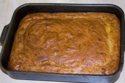 Заливной пирог с мясом на кефире