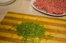 Заливной пирог с мясом на кефире