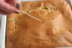 Рыбный заливной пирог с горбушей консервированной на кефире - шаг 18 Рыбный заливной пирог с горбушей консервированной на кефире - шаг 18