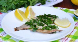 Запеченная камбала в духовке