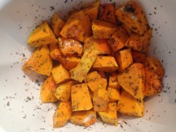 Запеченная тыква со специями
