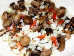 Запеченные шампиньоны в духовке постные