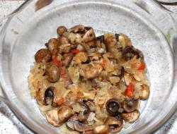 Запеченные шампиньоны в духовке постные