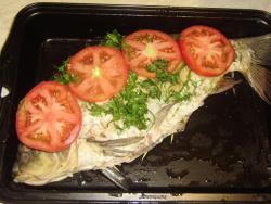 название картинки Карп фаршированный запеченный в духовке