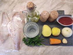 название картинки Запеченный окунь в духовке