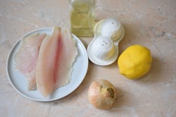 Запеченное филе тилапии в духовке - шаг 1 Запеченное филе тилапии в духовке - шаг 1