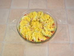 Запеченные кабачки и помидоры с сыром