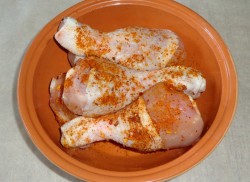 Запеченные куриные ножки с рисом в духовке