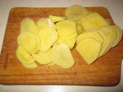 Запеченный картофель со сливками и маслом