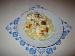 Запеченный картофель со сливками и маслом