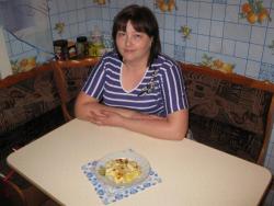 Запеченный картофель со сливками и маслом