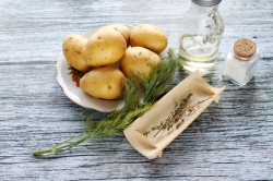 Запеченный молодой картофель в духовке целиком