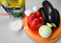 название картинки Запеканка из баклажанов диетическая в мультиварке