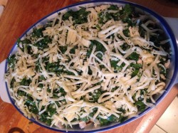 название картинки Запеканка из брокколи с грибами