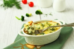 Запеканка из брокколи в духовке