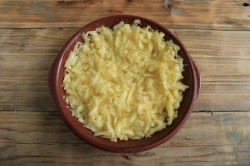 название картинки Запеканка из кабачков с фаршем в духовке