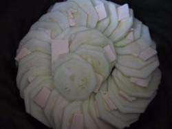 название картинки Запеканка из кабачков с фаршем в мультиварке