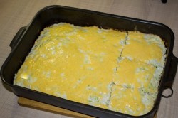 название картинки Запеканка из кабачков с курицей в духовке куриная