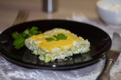 название картинки Запеканка из кабачков с курицей в духовке куриная