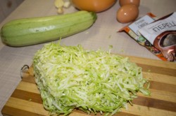 название картинки Запеканка из кабачков с курицей в духовке куриная