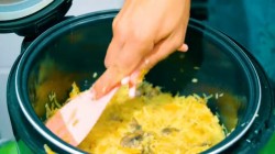 Запеканка из картофеля с шампиньонами в мультиварке