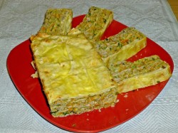 название картинки Запеканка из лаваша с фаршем мясным в духовке