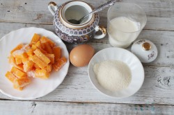 Запеканка из тыквы с манкой - шаг 1