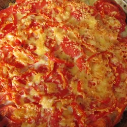 Запеканка овощная с фаршем, сыром