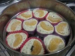 Запеканка овсяно-творожная с мандаринами и шоколадом - шаг 6 Запеканка овсяно-творожная с мандаринами и шоколадом - шаг 6