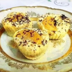 Запеканка овсяно-творожная с мандаринами и шоколадом