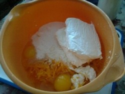 Запеканка твороженная с тыквой Подсолнух - шаг 2