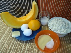 Запеканка творожно тыквенная