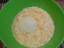 Запеканка творожно тыквенная