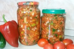 название картинки Заправка для супа на зиму помидоры перец