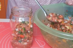 название картинки Заправка для супа на зиму помидоры перец