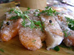 название картинки Засолка лосося