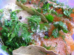 название картинки Засолка лосося