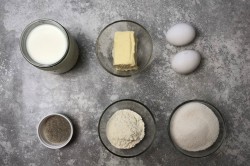 Заварной крем на молоке и яйцах