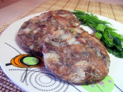 название картинки Зельц из свиной головы по-украински