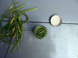 Зелень чеснока маринованная на зиму