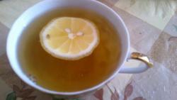 Зеленый чай с лимоном