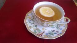 Зеленый чай с лимоном