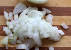 Жареные мидии с луком