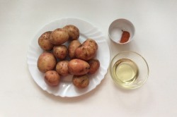 Золотистая картошка в духовке