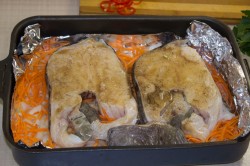 Зубатка в духовке запеченная - шаг 11 Зубатка в духовке запеченная - шаг 11