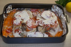 Зубатка в духовке запеченная - шаг 14 Зубатка в духовке запеченная - шаг 14