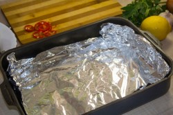 Зубатка в духовке запеченная - шаг 8 Зубатка в духовке запеченная - шаг 8