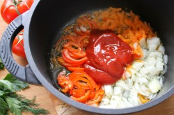 Айнтопф немецкий суп с нутом и мясными шариками - шаг 4 Айнтопф немецкий суп с нутом и мясными шариками - шаг 4